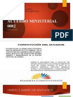 Acuerdo Ministerial 0082
