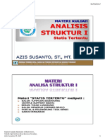 Materi Kuliah Statika AS 1 (Sampai UTS) PDF