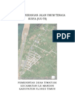 PJU-TS Desa Tiwatobi