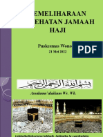 Pemeliharaan Kesehatan Jamaah Haji