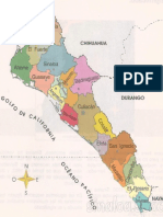 Mapa de Sinaloa