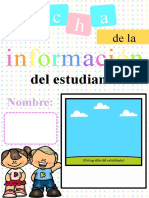 Ficha de La Información Del Estudiante