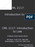 Introduction To Law: Lecture 1