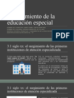 3 A 3.3 Surgimiento de La Educacion Especial