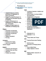 Pointers and Schedule