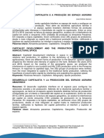 Desenvolvimento Capitalista e A Produção Do Espaço Agrario Amazonico