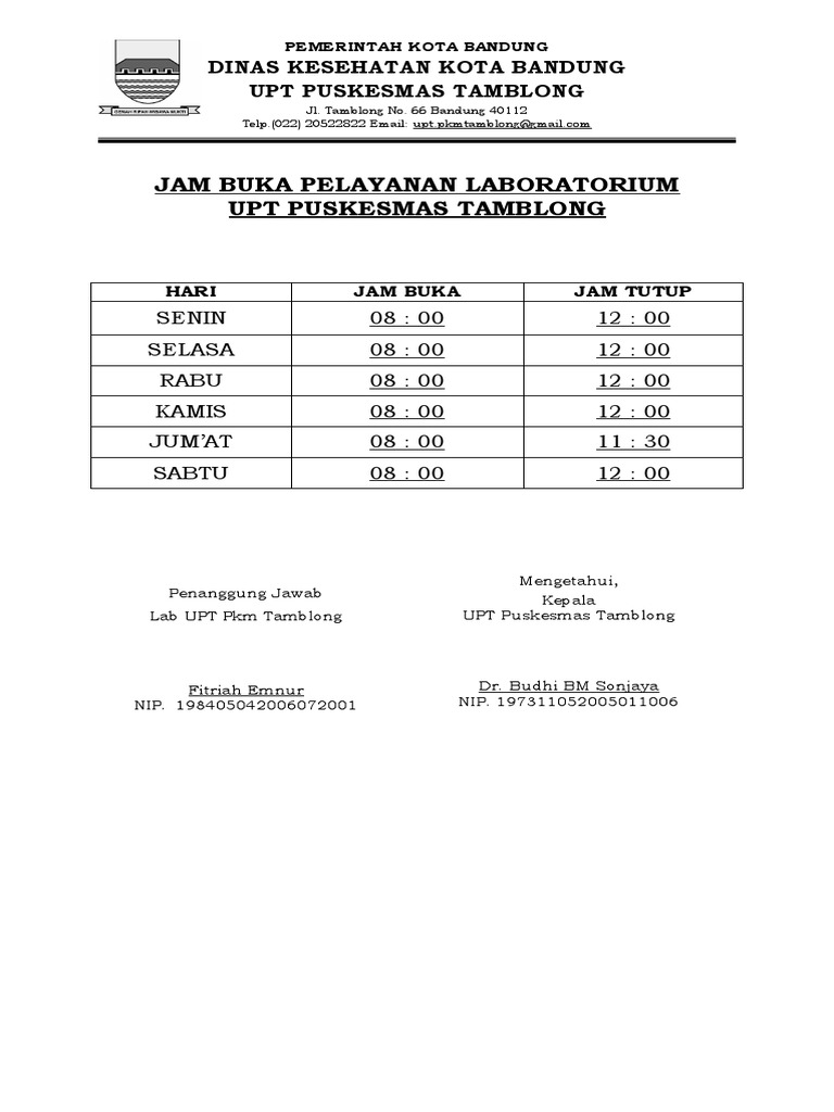 8.1.1.2C Jam Buka Pelayanan Lab PDF