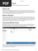 Introduction To R