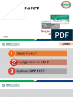 Sosialisasi SIPP Di FKTP: Juli 2022