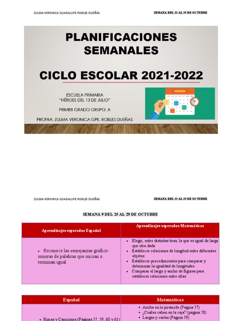 Actividades Educativas del 25 al 29 de Octubre | PDF | Estudios de ...