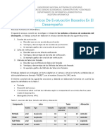 Rúbrica Ensayo Tecnicas de Evaluación