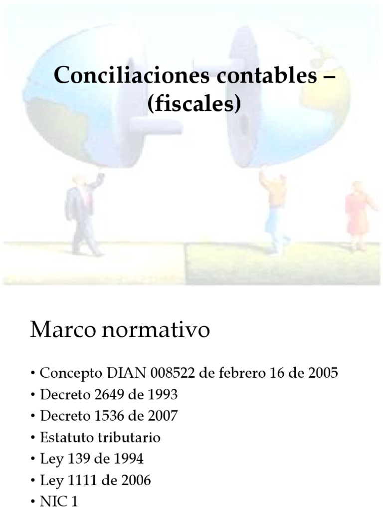 Conciliaciones Contables - Fiscales | PDF | Contabilidad | normas ...