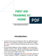 Fiirst Aid Training at Home