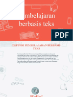 Pembelajaran Berbasis Teks