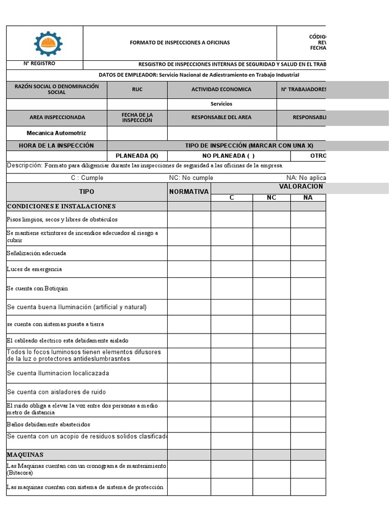 Check List Mantenimiento Automotriz | PDF | Encendiendo