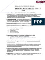 TALLER #1 Francisco Lezcano - Ecología