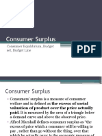 GC-03-I-consumer Surplus, Consumer Equilibrium, Budget Line