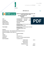 IDBI Bank LTD.: Application Print E-Receipt Print Tax Invoice