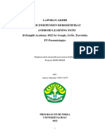 Laporan Akhir - Bangkit Academy 2022 - Annisa Alqorina - 1803111075 - Mobile Development PDF