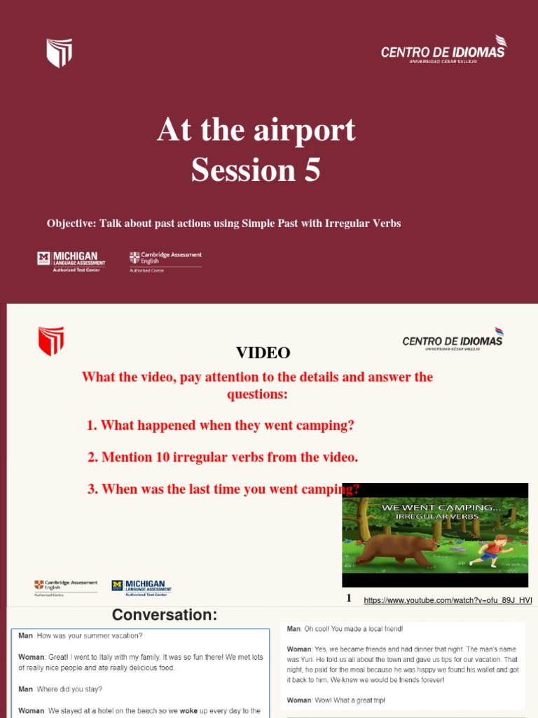 Session 5 - 6 - Ingles 2 | PDF | Verb | Linguistics