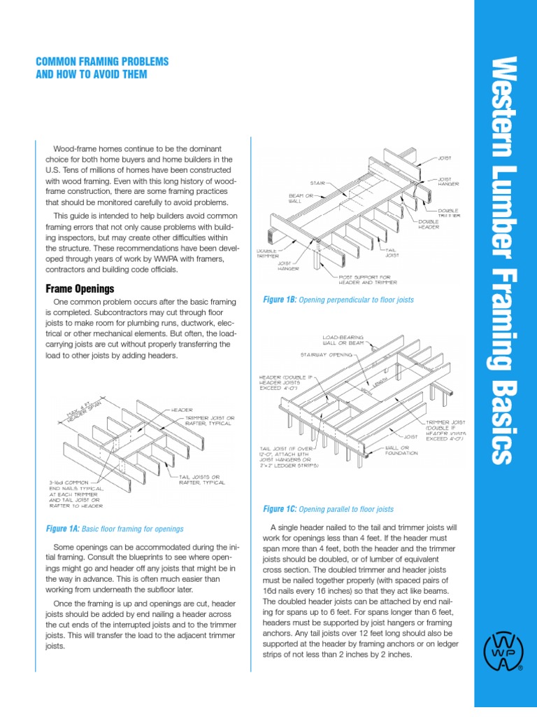 WWPA Framing Basics PDF Framing (Construction) Truss