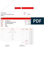 Planilla de Excel de Orden de Compra