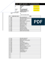 Daftar Nilai PAK Kelas 9b