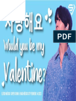 Banner Donghae 14 de Febrero imprimible 15x25