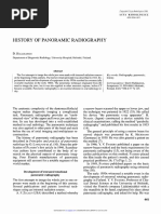 History of Panoramic Radiography