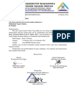 Surat Pemberitahuan RAKERNAS BEM SI-1