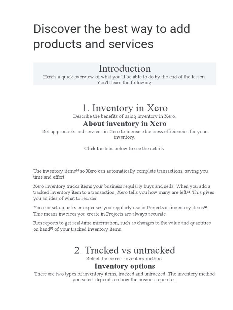 Discover The Best Way To Add Products and Services About Inventory in