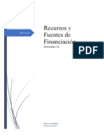 Recursos y Fuentes de Financiación: Actividad 11