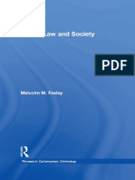 (Pioneers in Contemporary Criminology) MalcolmM. Feeley - Crime, Law and Society - Selected Essays-Routledge (2013) PDF