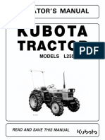 Kubota l235  l275 Operation Manual