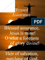 Blessed Assurance Hymn Lyrics Praising Jesus All Day Long