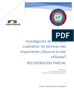 Investigación de Mercado Cualitativa