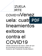 VENEZUELA REPORTE COVID19Venezuela