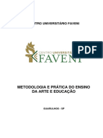 Apostila Completa Metodologia e Prática Do Ensino Da Arte e Educação PDF