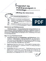 Yunit 7 Pagsulat NG Pakikipanayam o Interbyu PDF