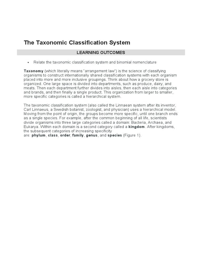 Taxonomic System UPDATED PDF Taxonomy (Biology) Dogs