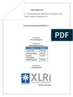 Case Analysis on Effective “Estee-te” Tax Planning through Financial Engineering