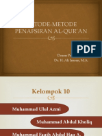 Metode-Metode Penafsiran Al-Qur'an