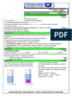 Devoir de Sciences Physiques Du Second Semestre 4ème 2020-2021 Sénégal