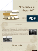 Foametea si deportarile proiect