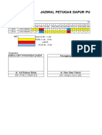 Jadwal Petugas Dapur