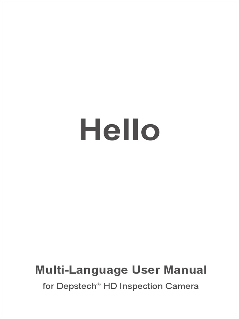 Wf020x User Manual - De. Fr. It. Es, JP | PDF