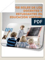 Nuevos roles docentes y estudiantes en educación virtual