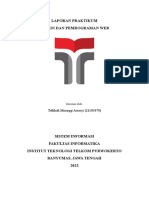 Laporan Praktikum Desain Pemrograman Web - Modul 1