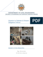 Report On Disasters in Pakistan - Dr. Khan Shahzada