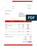 Blank Construction Invoice Template Word